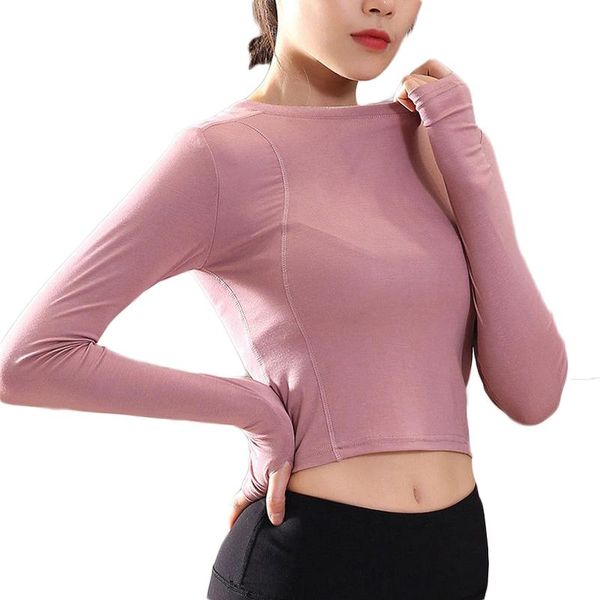 yoga outfits sport crop for women long sleeve t shirts slim fit sports running fitness workout, White;red
yoga outfits sport crop for women long sleeve t shirts slim fit sports running fitness workout, White;red