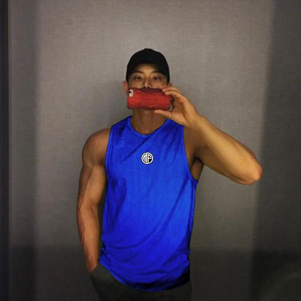 workout brand fitness summer men fashion clothing mesh tank musculation bodybuilding singlets sleeveless quick dry vest, White;black
workout brand fitness summer men fashion clothing mesh tank musculation bodybuilding singlets sleeveless quick dry vest, White;black