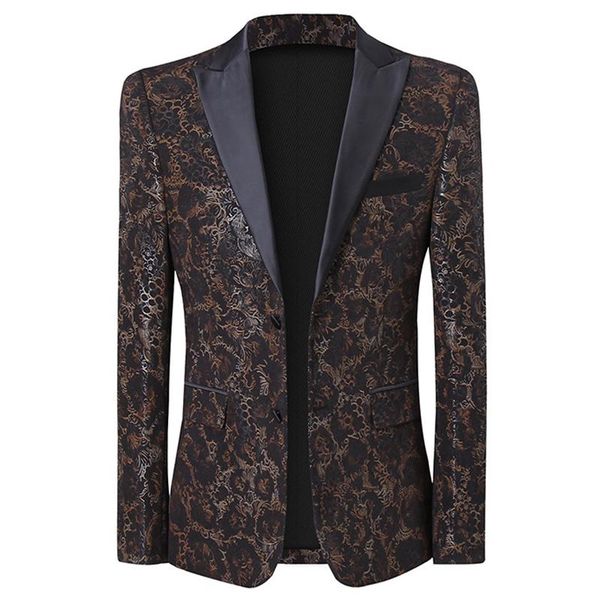 men's suits & blazers iwhanker men slim printed blazer masculino wedding prom party coat stylish plus size 5xl suit jacket, White;black
men's suits & blazers iwhanker men slim printed blazer masculino wedding prom party coat stylish plus size 5xl suit jacket, White;black