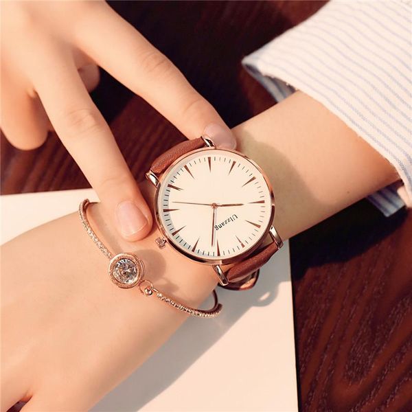 wristwatches brand woman clock montre femme watch fashion women watches simple style luxury quartz ulzzang, Slivery;brown
wristwatches brand woman clock montre femme watch fashion women watches simple style luxury quartz ulzzang, Slivery;brown
