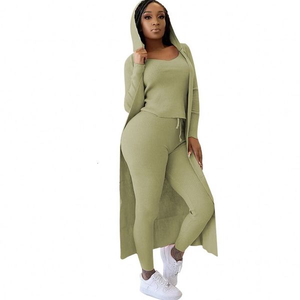 solid color knitted women's nervuras combined jacket hood trench with tank and three pants piece winter outfits new streetwear aylp, Gray
solid color knitted women's nervuras combined jacket hood trench with tank and three pants piece winter outfits new streetwear aylp, Gray