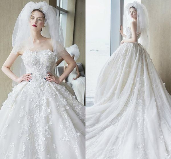 2021 new custom made strapless princess ffy long train tulle lace flowers appliques luxury vintage wedding es bridal gown bio2, White
2021 new custom made strapless princess ffy long train tulle lace flowers appliques luxury vintage wedding es bridal gown bio2, White