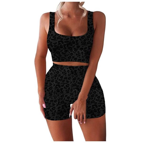 women's tracksuits summer sport set women two piece shirt shorts sportsuit leopard ribbed workout outfit fitness gym streetwear yl, Gray
women's tracksuits summer sport set women two piece shirt shorts sportsuit leopard ribbed workout outfit fitness gym streetwear yl, Gray