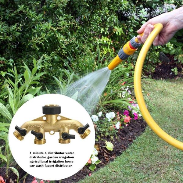 watering equipments 4 way garden tap splitter hose faucet adapter drip irrigation connector brass material to avoid corrosion
watering equipments 4 way garden tap splitter hose faucet adapter drip irrigation connector brass material to avoid corrosion
