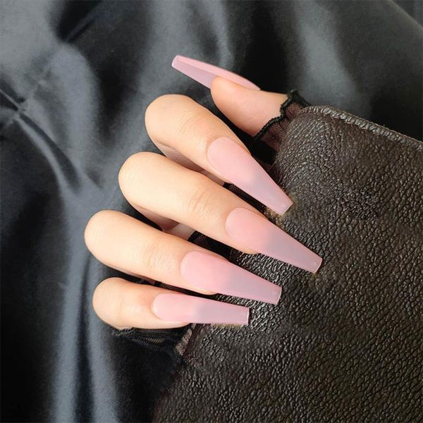 false nails 24pcs/box matte nail tips with glue pink color long ballerina detachable press on art fake stickers ty, Red;gold
false nails 24pcs/box matte nail tips with glue pink color long ballerina detachable press on art fake stickers ty, Red;gold