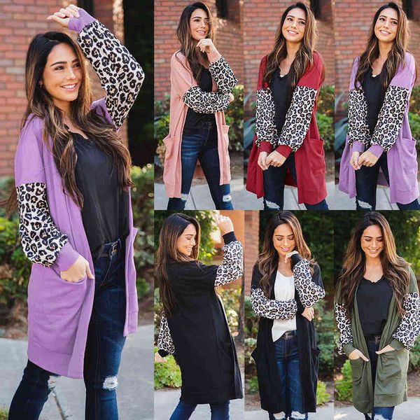 casual dresses autumn and winter 2022 women's et large t-shirt casual medium length leopard print stitching cardigan top, Black;gray
casual dresses autumn and winter 2022 women's et large t-shirt casual medium length leopard print stitching cardigan top, Black;gray