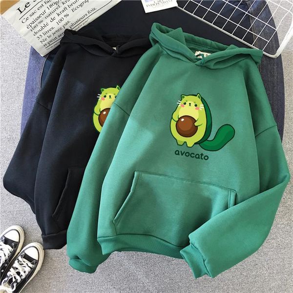women's hoodies & sweatshirts winter kawaii cartoon avocado print women pullover warm casual oversize hoodie sweatshirt korean clothes, Black
women's hoodies & sweatshirts winter kawaii cartoon avocado print women pullover warm casual oversize hoodie sweatshirt korean clothes, Black
