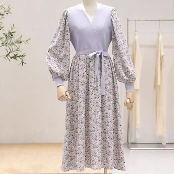 chic korean clothes design spring sleeve elegant patchwork knitting women floral printed vintage long vestidos 02t9, Black;gray
chic korean clothes design spring sleeve elegant patchwork knitting women floral printed vintage long vestidos 02t9, Black;gray