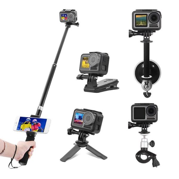 adjustable selfie stick tripod phone clip bicycle holder kit for dji osmo action applied to skiing cycling and rowing
adjustable selfie stick tripod phone clip bicycle holder kit for dji osmo action applied to skiing cycling and rowing