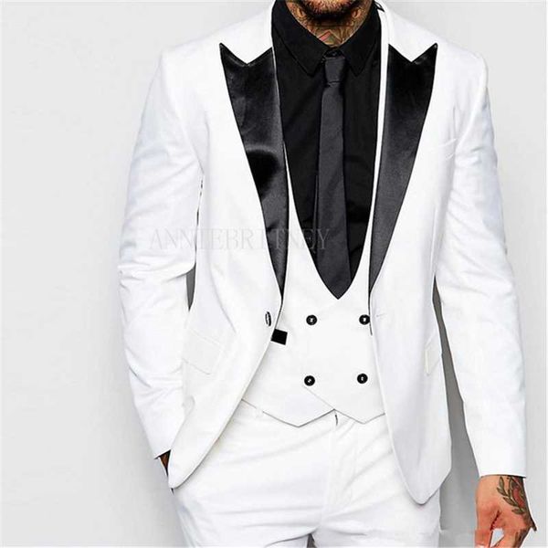 men's suits & blazers white costume slim fit men pants groom tuxedos for formal wedding suit jacket pant vest 3 pieces blazer, White;black
men's suits & blazers white costume slim fit men pants groom tuxedos for formal wedding suit jacket pant vest 3 pieces blazer, White;black