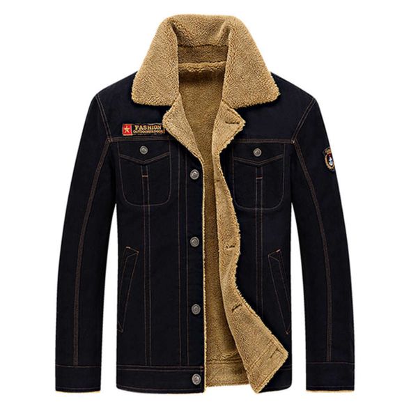 winter plush men's jacket large size coat fashion urban thickened cotton padded, Black;brown
winter plush men's jacket large size coat fashion urban thickened cotton padded, Black;brown