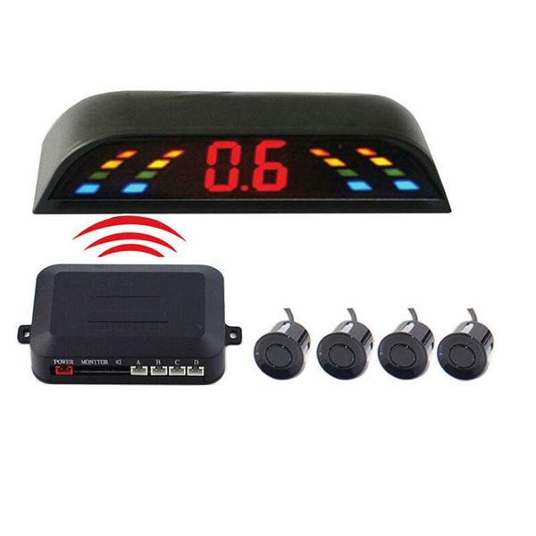 led wireless parking sensor kit parktronic 4 sensors auto car reverse assistance backup radar monitor system detector de radar
led wireless parking sensor kit parktronic 4 sensors auto car reverse assistance backup radar monitor system detector de radar