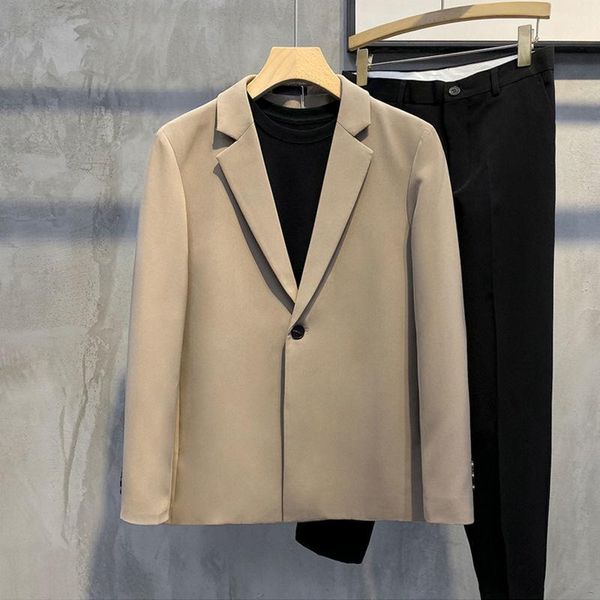 men's suits & blazers 2021 spring autumn men business casual jackets male formal solid color outwear long sleeve lapel slim coats o558, White;black
men's suits & blazers 2021 spring autumn men business casual jackets male formal solid color outwear long sleeve lapel slim coats o558, White;black