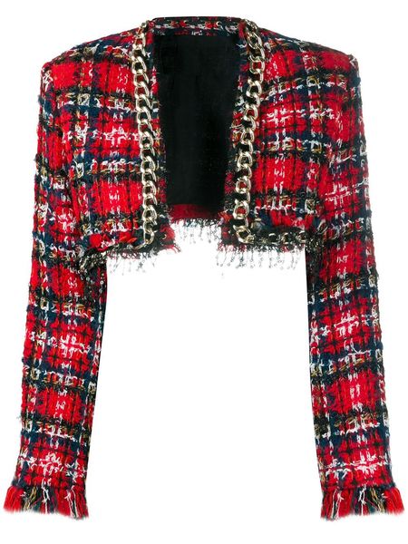 new high street 2021 designer women's fringed tassel plaid tweed crop short jacket 222g, Black;brown
new high street 2021 designer women's fringed tassel plaid tweed crop short jacket 222g, Black;brown