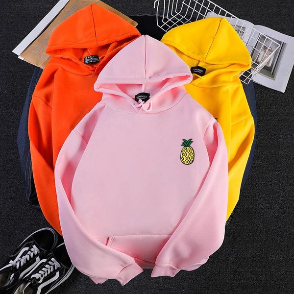 women's hoodies & sweatshirts loose harajuku style japan korean casual sweatshirt kawaii fruit small pineapple print pattern fleece wom, Black
women's hoodies & sweatshirts loose harajuku style japan korean casual sweatshirt kawaii fruit small pineapple print pattern fleece wom, Black