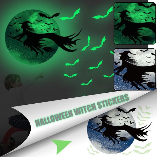 wall stickers halloween planet bat witch pvc luminous sticker glow in the dark window bedroom home decor for kids baby 
wall stickers halloween planet bat witch pvc luminous sticker glow in the dark window bedroom home decor for kids baby