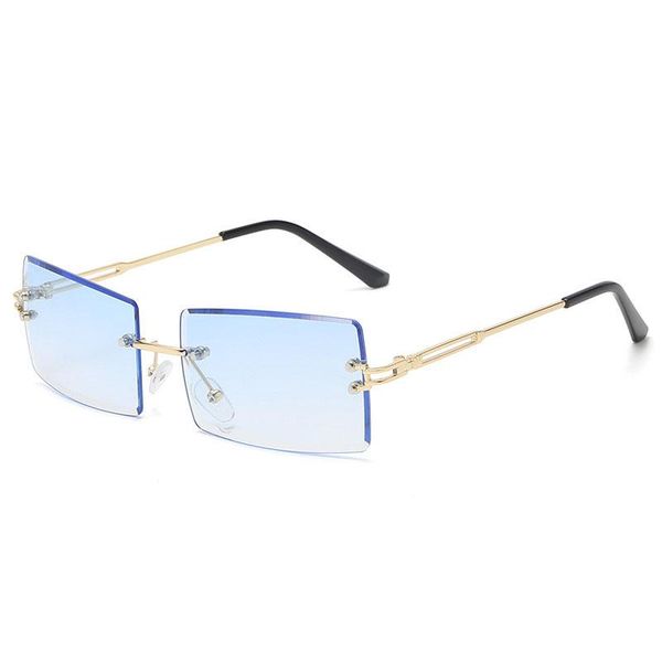 sunglasses retro women's brand designer fashion rimless gradient blackout lenses ladies trend glasses, White;black
sunglasses retro women's brand designer fashion rimless gradient blackout lenses ladies trend glasses, White;black