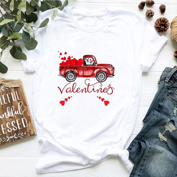 casual beautiful heart shape red womens car round neck short sleeved summer lady fashion, White
casual beautiful heart shape red womens car round neck short sleeved summer lady fashion, White