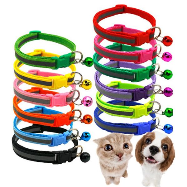 dog collars & leashes nylon reflective pet bell collar quick release adjustable size for kitten small dogs supplies
dog collars & leashes nylon reflective pet bell collar quick release adjustable size for kitten small dogs supplies