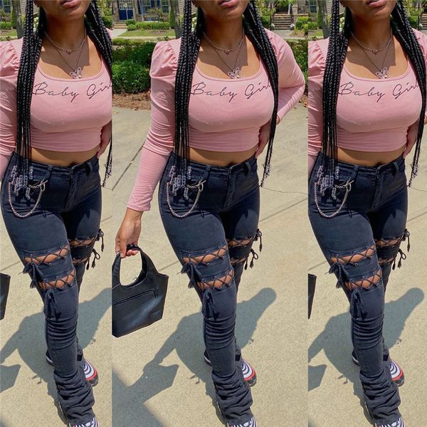 2021 women's jeans high-waisted hole strap pile trousers multicolor women's pants slim-fit jeans casual jeans s-2xl w0104, Blue
2021 women's jeans high-waisted hole strap pile trousers multicolor women's pants slim-fit jeans casual jeans s-2xl w0104, Blue