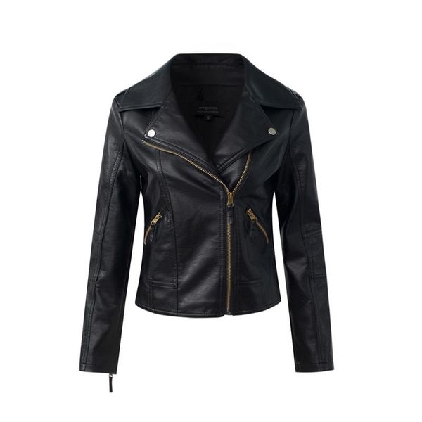 women's jackets women jacket female black pu leather slim zipper short ladies england korea coat street outerwear harajuku, Black;brown
women's jackets women jacket female black pu leather slim zipper short ladies england korea coat street outerwear harajuku, Black;brown