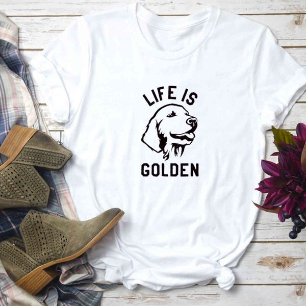 women's t-shirt camiseta feminina com estampa de cachorro da vida é dourada, camiseta verão gráfica engraçada, casual, grunge, camiseta, White
women's t-shirt camiseta feminina com estampa de cachorro da vida é dourada, camiseta verão gráfica engraçada, casual, grunge, camiseta, White
