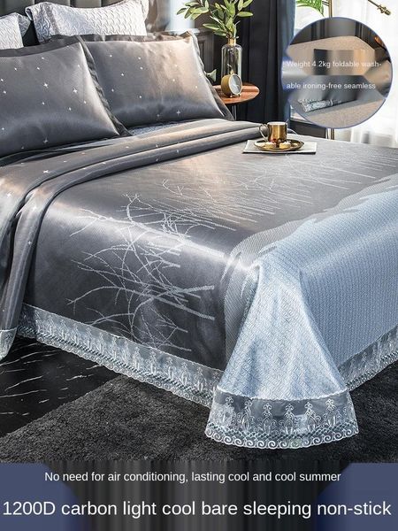 1.8 m bed 2.0 m1.5 wash folded ice silk summer sleeping mat air conditioner cold three-piece set summer machine wash double blanket
1.8 m bed 2.0 m1.5 wash folded ice silk summer sleeping mat air conditioner cold three-piece set summer machine wash double blanket