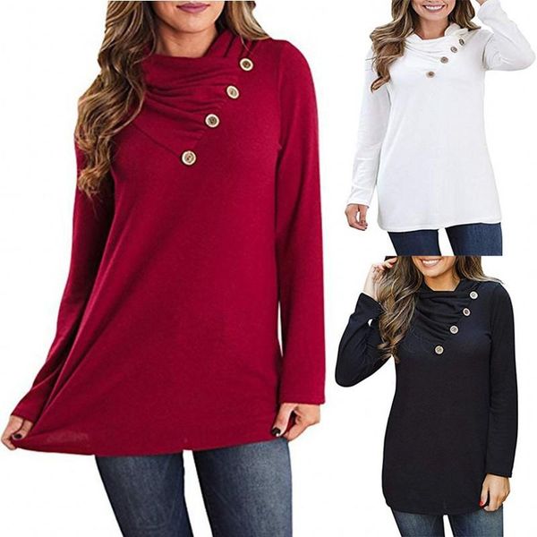 women's t-shirt spring and autumn solid color a-line high v-neck print ladies long-sleeved casual temperament office shirt dress mini p, White
women's t-shirt spring and autumn solid color a-line high v-neck print ladies long-sleeved casual temperament office shirt dress mini p, White