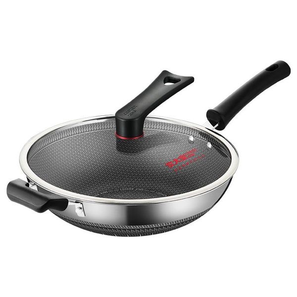 pans 316 stainless steel frying pan all honeycomb non stick pot household health wok general purpose electric gas range cookware
pans 316 stainless steel frying pan all honeycomb non stick pot household health wok general purpose electric gas range cookware
