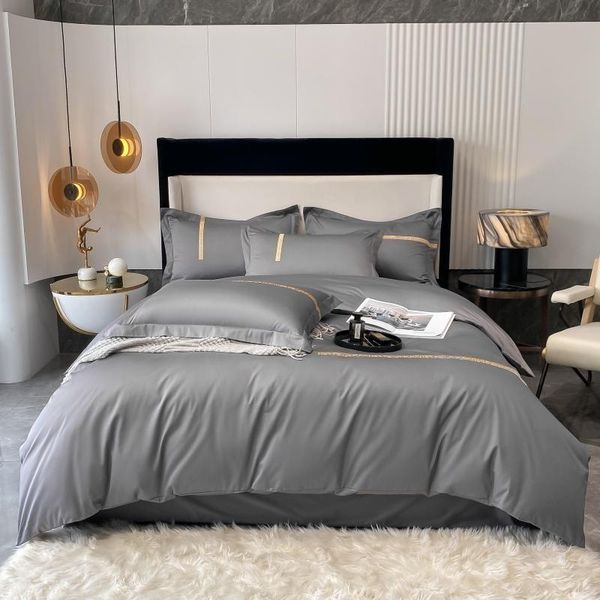 bedding sets 800tc egyptian cotton simple line embroidery duvet cover set white gray silky ultra soft bed sheet pillow shams
bedding sets 800tc egyptian cotton simple line embroidery duvet cover set white gray silky ultra soft bed sheet pillow shams