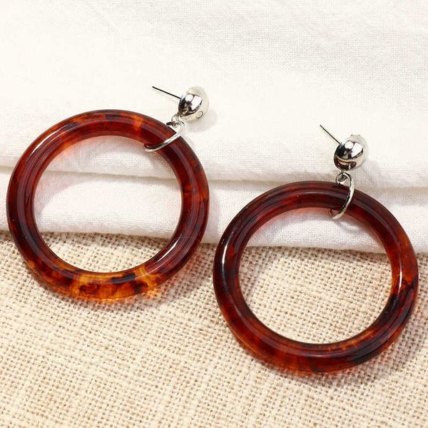 ez1331 jewelry simple geometric circle acrylic versatile temperament earrings, Silver
ez1331 jewelry simple geometric circle acrylic versatile temperament earrings, Silver