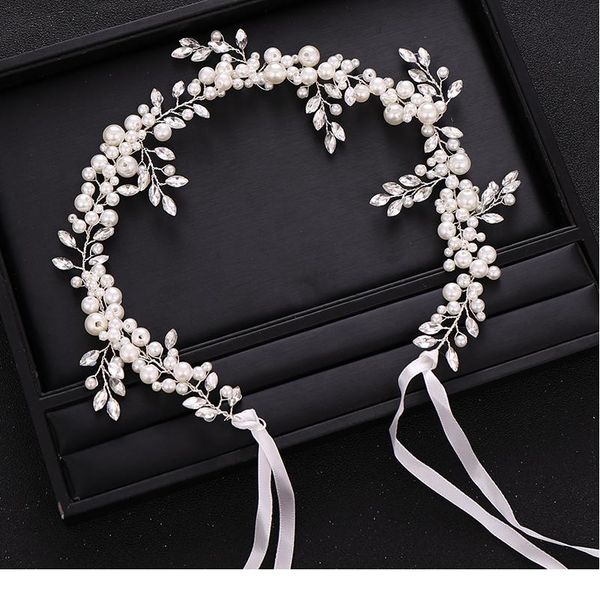 trendy wedding hair accessories silver color leaf crystal pearl headband bridal headdress tiara prom handmade headwear qylwet
trendy wedding hair accessories silver color leaf crystal pearl headband bridal headdress tiara prom handmade headwear qylwet