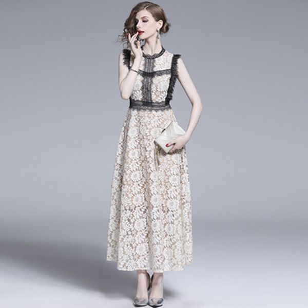 2021 new runway summer dress women water soluble lace hollow white sundress flower embroidery vestidos party 26jz, Black;gray
2021 new runway summer dress women water soluble lace hollow white sundress flower embroidery vestidos party 26jz, Black;gray