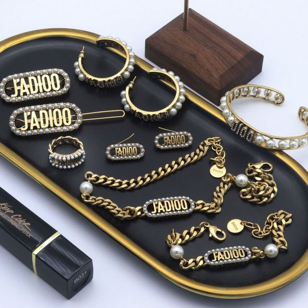 choker women's chokers necklace new retro alphabet pearl necklace d letters earring bracelet, Golden;silver
choker women's chokers necklace new retro alphabet pearl necklace d letters earring bracelet, Golden;silver
