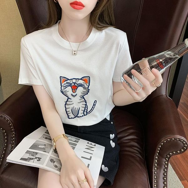 women's t-shirt houthion print plus size lady t-shirts fashion casual short sleeve t sshirt cotton tees o-neck, White
women's t-shirt houthion print plus size lady t-shirts fashion casual short sleeve t sshirt cotton tees o-neck, White