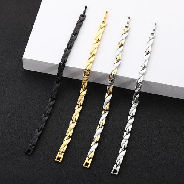 link, chain 22 cm trendy men dragon pattern bracelets metal link punk style women hand hip hop party jewelry accessories, Black
link, chain 22 cm trendy men dragon pattern bracelets metal link punk style women hand hip hop party jewelry accessories, Black