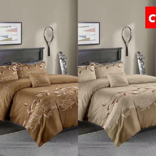 2 or 3pcs bedding set luxury flowers printing duvet cover sets with zipper closure 1 quilt cover + 1/2 pillowcases us/eu/au size c0223
2 or 3pcs bedding set luxury flowers printing duvet cover sets with zipper closure 1 quilt cover + 1/2 pillowcases us/eu/au size c0223