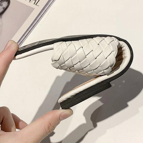 slippers women's ladies open-toed woven 2021 summer womens soft flat shoes outdoor beach woman sandals plus size 42, Black 
slippers women's ladies open-toed woven 2021 summer womens soft flat shoes outdoor beach woman sandals plus size 42, Black