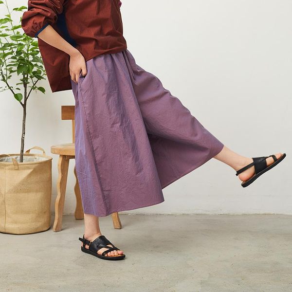 women's pants & capris 2021 high-density long staple cotton chameleon violet elastic waist drawstring loose plus size wide leg seat n29, Black;white
women's pants & capris 2021 high-density long staple cotton chameleon violet elastic waist drawstring loose plus size wide leg seat n29, Black;white
