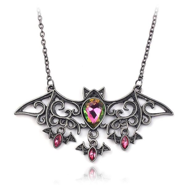 pendant necklaces bat fashion exquisite chain gothic choker halloween creepy dark accessories fit for lady girl, Silver
pendant necklaces bat fashion exquisite chain gothic choker halloween creepy dark accessories fit for lady girl, Silver
