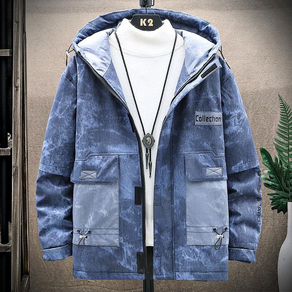 men's down & parkas 2021 autumn winter parka casual hooded jackets thicken warm outwear cotton-padded coats windbreaker clothin, Black
men's down & parkas 2021 autumn winter parka casual hooded jackets thicken warm outwear cotton-padded coats windbreaker clothin, Black