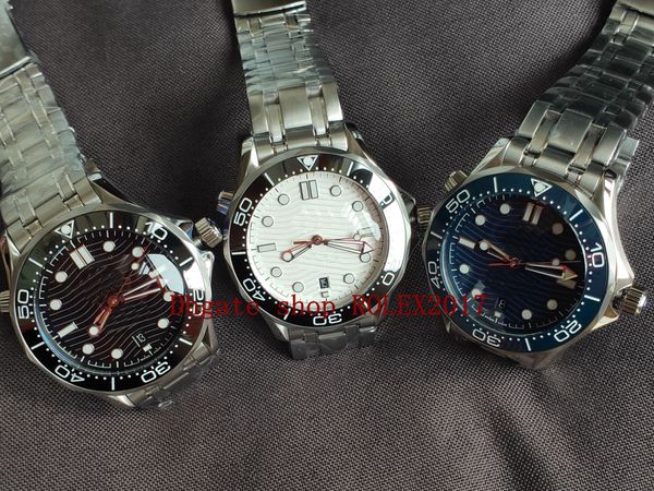 men's black blue white ceramic dial cal.8800 movement 316l stainless steel strap watch 600m automatic 007 luxury watches, Slivery;brown
men's black blue white ceramic dial cal.8800 movement 316l stainless steel strap watch 600m automatic 007 luxury watches, Slivery;brown