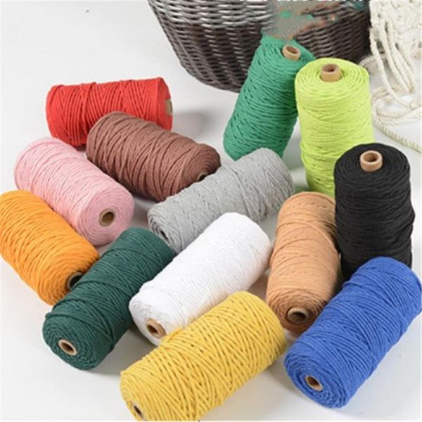 yarn cotton rope macrame cord 3mm 109 yard natural wall hanging plant hanger craft making knitting wedding decor, Black;white
yarn cotton rope macrame cord 3mm 109 yard natural wall hanging plant hanger craft making knitting wedding decor, Black;white