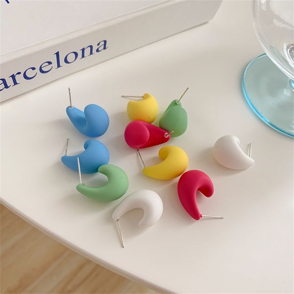 fashion stud water drop resin earrings korea retro cold wind chubby pier earrings acrylic compact and simple temperament earrings women zblx, Golden;silver
fashion stud water drop resin earrings korea retro cold wind chubby pier earrings acrylic compact and simple temperament earrings women zblx, Golden;silver
