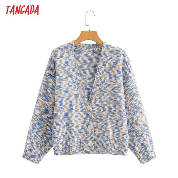 women's knits & tees tangada 2021 autumn winter women colorful yarn oversized knitted cardigan sweater jumper vintage long sleeve outer, White
women's knits & tees tangada 2021 autumn winter women colorful yarn oversized knitted cardigan sweater jumper vintage long sleeve outer, White