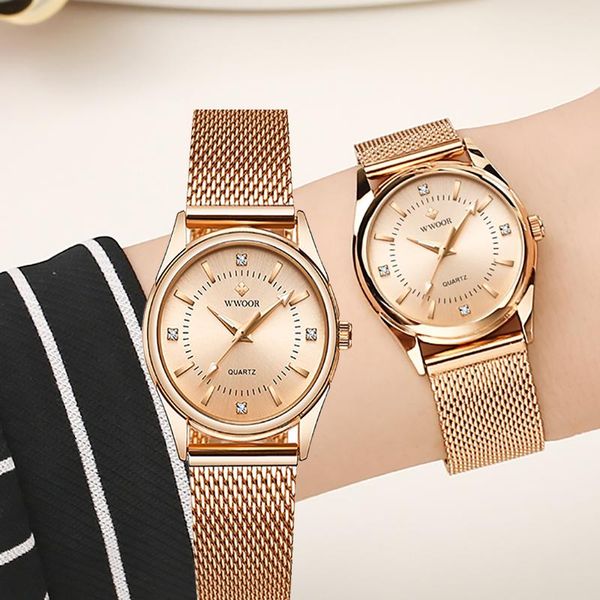 wristwatches wwoor women' fashion watch rose gold mesh belt casual dress quartz watches diamond waterproof ladies wristwatch relogio fe, Slivery;brown
wristwatches wwoor women' fashion watch rose gold mesh belt casual dress quartz watches diamond waterproof ladies wristwatch relogio fe, Slivery;brown
