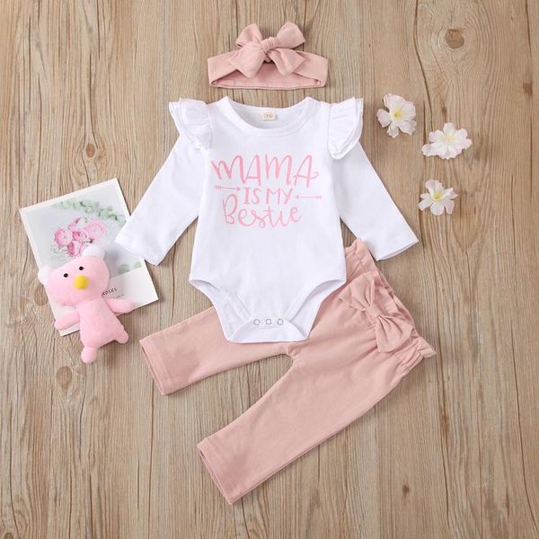 baby & children's 0-18m born infant boy girl long sleeve ruffles letter romper +bow pants outfits clothes clothing sets, White
baby & children's 0-18m born infant boy girl long sleeve ruffles letter romper +bow pants outfits clothes clothing sets, White