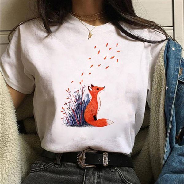 fox watercolor summer cute womens t shirt 90s graphic printed fashion clothes lady tees female clothe, White
fox watercolor summer cute womens t shirt 90s graphic printed fashion clothes lady tees female clothe, White