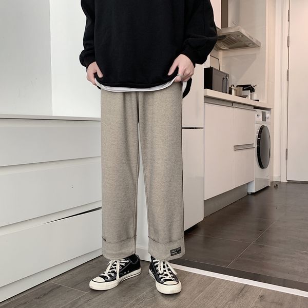 2021 new winter men's thickening patch decorate casual loose wide leg pants male leisure black/khaki color trousers size m-2xl vgxq
2021 new winter men's thickening patch decorate casual loose wide leg pants male leisure black/khaki color trousers size m-2xl vgxq