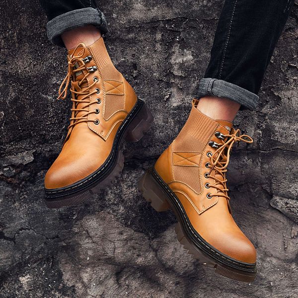 wind middle black martin autumn breathable 100 boots high british wear korean tooling rhubarb men's shoes, White;red
wind middle black martin autumn breathable 100 boots high british wear korean tooling rhubarb men's shoes, White;red